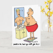 第50バースデー・カード カード (黄色い花)