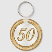 第50パーソナライズされた回懇親会ギフトキーホルダー キーホルダー (裏面)