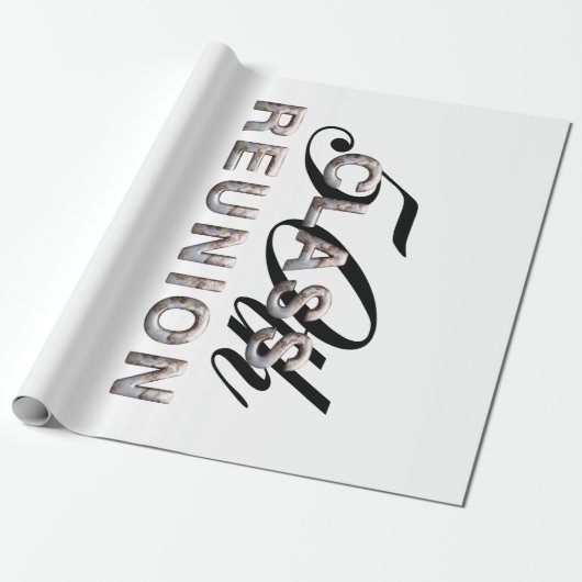 第50同窓会をティーにのせて下さい ラッピングペーパー (アンロールド)