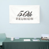 第50同窓会をティーにのせて下さい 横断幕 (トレードショー)