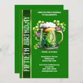 第50回アイリッシュラッドビール応援 招待状 (正面/裏面)