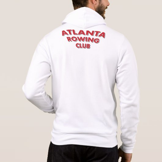 第50回アニヴメンズベラ+キャンバスジップフード付きスウェットシャツ パーカ (裏面)