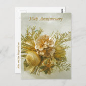 第50回ゴールデンアニバーサリー招待状カードバイヤンツ ポストカード (正面/裏面)