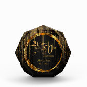 第50回ゴールデンスター結婚ライト記念日 フォトブロック (正面)