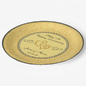 第50回ゴールデン結婚ズ紙プレート ペーパープレート (アングル)