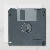 第50回サプライズ誕生日トップシークレットレトロ80sディスク 招待状 (裏面)