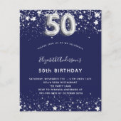 第50回ネイビー・ブルー・シルバー・バジェット招待 チラシ (正面)