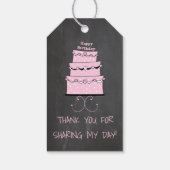 第50回バースデーパーティーありがとうゲストのお願い ギフトタグ (裏面)