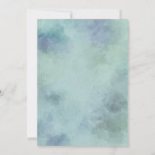 第50回バースデーパーティーエレガントアダルトウォーターバラ 招待状 (裏面)