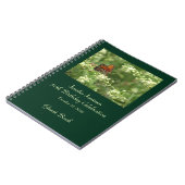 第50回バースデーパーティーゲストブックオレンジバタフライ ノートブック (左側)