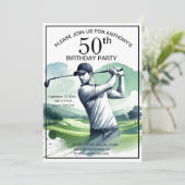 第50回バースデーパーティーゴルファーSports Parアダルトゴルフ 招待状 (スタンド正面)