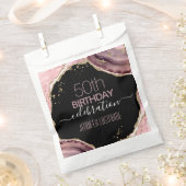 第50回バースデーパーティーストーンと金ゴールド優先バッグ フェイバーバッグ (クリップ留めされた状態)