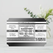 第50回バースデーパーティーチケット型 招待状 (スタンド正面)