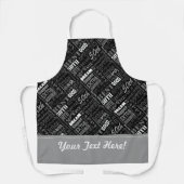 第50回バースデーパーティーパーソナライズされたプレゼント エプロン (正面)