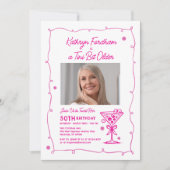 第50回バースデーパーティー写真エスプレッソ・マルティーニ 招待状 (正面)