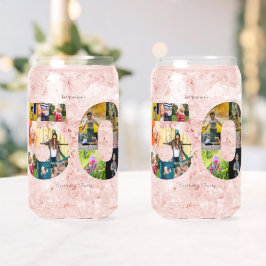 第50回バースデーパーティー写真コラージュ ガラス缶