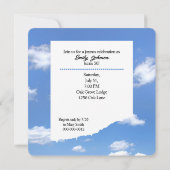 第50回バースデーパーティー夏の日差し 招待状 (裏面)