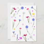 第50回バースデーパーティー紫野花草原 招待状 (裏面)