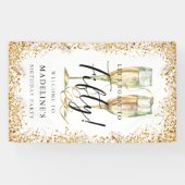 第50回バースデーパーティー金ゴールド 横断幕 (横)