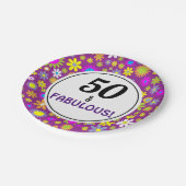 第50回バースデーパーティー50と素晴らしい ペーパープレート (アングル)