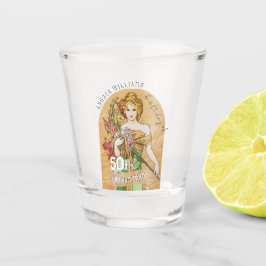 第50回バースデーパーティー，春女神，ヴィンテージアート ショットグラス