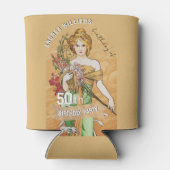 第50回バースデーパーティー,春女神,ヴィンテージアート 缶クーラー (裏面)