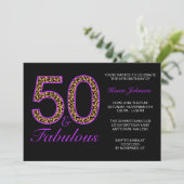 第50回パープルブラックヒョウ誕生日パーティー 招待状 (スタンド正面)