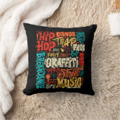 第50回ヒップホップグラフィティカセットヴィンテージR クッション (ブランケット)