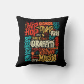 第50回ヒップホップグラフィティカセットヴィンテージR クッション (裏面)