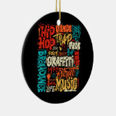 第50回ヒップホップグラフィティカセットヴィンテージR セラミックオーナメント (右)