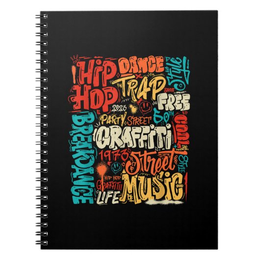 第50回ヒップホップグラフィティカセットヴィンテージR ノートブック (正面)