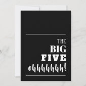 第50回ビッグバースデーパーティー 招待状 (正面)