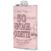 第50回ピンクユーモアヴィンテージスタイルデュデットフラスコ フラスク (左)