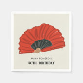 第50回フラメンコファン誕生日パーティー スタンダードカクテルナプキン (正面)