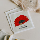 第50回フラメンコファン誕生日パーティー スタンダードカクテルナプキン