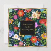 第50回フローラカラフルガーデンバースデーパーティー 招待状 (裏面)