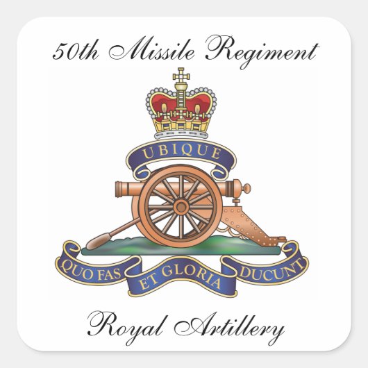 第50回ミサイル連隊 スクエアシール (正面)