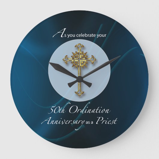 第50回出家授与年記念 ラージ壁時計 (正面)
