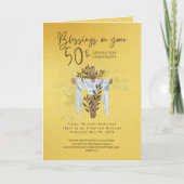 第50回叙勲記念牧師 カード (正面)