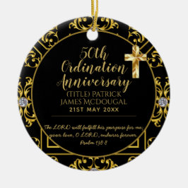 第50回司祭パーソナライズされた会 セラミックオーナメント