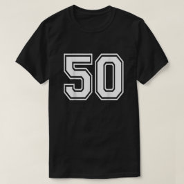 第50回大学スポーツチームジャージー50誕生日 Tシャツ