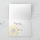 第50回宗教誕生日ガーベラの花 カード (内部)