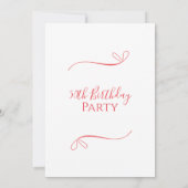 第50回生誕祭パミニマルイモダンンクレッド 招待状 (裏面)