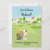 第50回男子バースデーパーティー写真ゴルフ 招待状 (裏面)