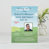 第50回男子バースデーパーティー写真ゴルフ 招待状 (スタンド正面)