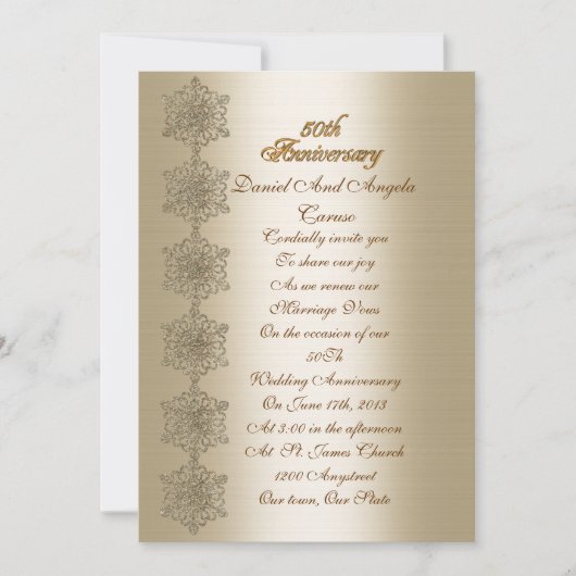 第50回発願リニューアル招待状 招待状 (正面)