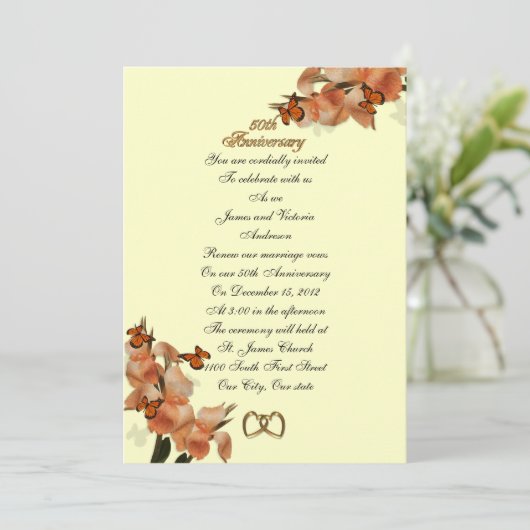 第50回発願 招待状 (スタンド正面)