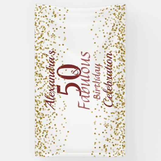 第50回素晴らしい 横断幕 (縦)