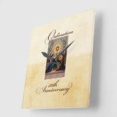 第50回聖霊祭壇の天使 スクエア壁時計 (傾斜)