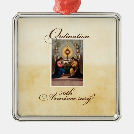 第50回聖霊祭壇の天使 メタルオーナメント (正面)